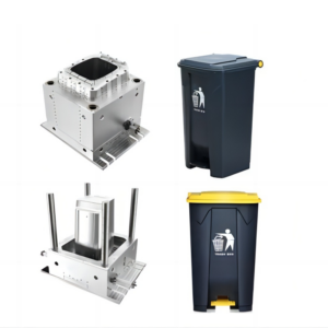 Plastic-Housing-Products-Injection-Mold-For-Dustbin2